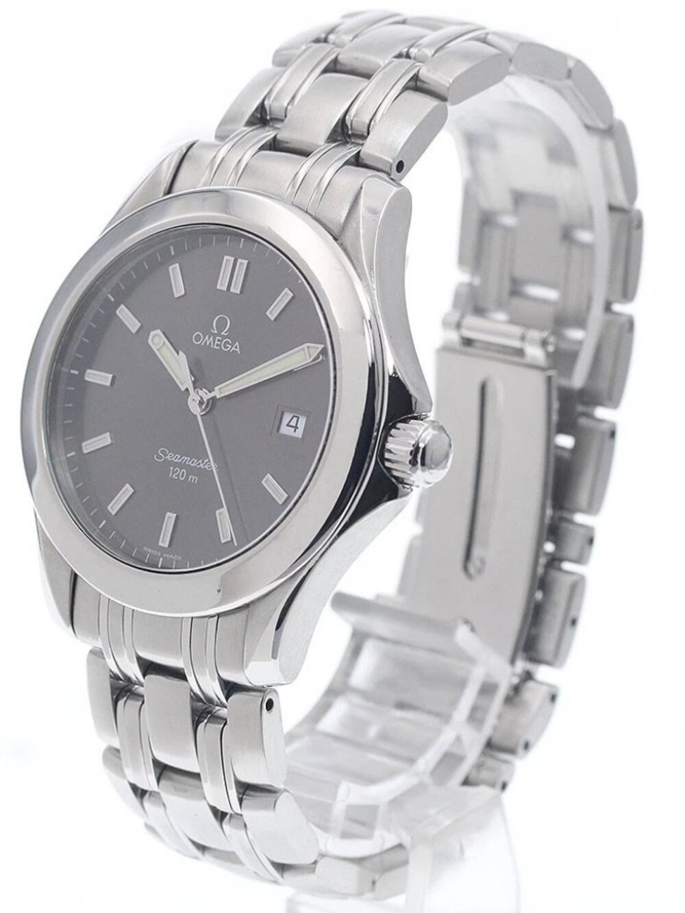 OMEGA Seamaster120 2511.43 Date gray Dial Quartz Men's Watch_959377